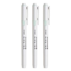 PILOT 키레나 페일 컬러 형광펜, 3개, 페일 그린, (키레나)