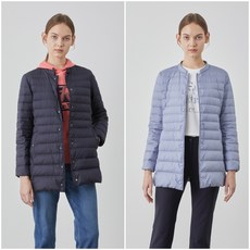 올리비아로렌 경량 덕다운 롱 슬림점퍼_VVBKD5S1181 NC중앙로역점