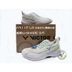 VICTOR 勝利 A311F LR 玉荷花白/鸚鵡粉綠 羽球鞋 運動鞋 U-SHAPE 2.5