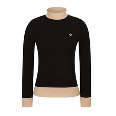 레노마골프 여성 니트 믹스 배색 하이넥 티셔츠 RWTHL8103-199