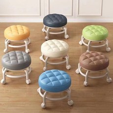 앉은뱅이의자 작은 이동식 바퀴달린 좌식 빨래의자 청소의자 63378pc 1(ea), 블랙