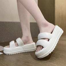 히트그램 키높이 EVA 통굽 슬리퍼 7CM