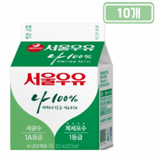 서울우유 흰우유 300ml, 10개