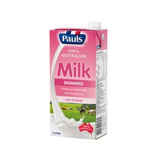 폴스 스킴밀크 무지방 멸균우유 1L, 1개