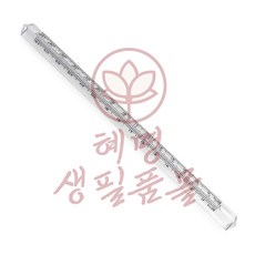 투명 삼각자 15cm 입체자 입체 미술용품 정밀측정 삼각형자