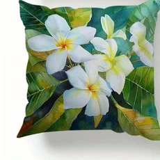 Tropical Floral Pillowcase Set Sofa bedroom cushion cover single-sided printing without pillow co