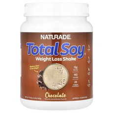 Naturade Total Soy® 체중 감량 셰이크 초콜릿 맛 540g(1.2lb), NaturadeTotalSoy체중감량셰이크초콜릿맛540, 540g, 1개