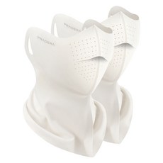 프라데라 자외선차단 스포츠 골프 런닝 사이클 유브이오프마스크, 2개, 화이트