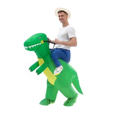 POTEGAR 燃燒恐龍衣服空氣套裝cosplay萬聖節畢業照片氣球衣服