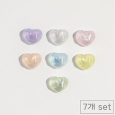 84x84 냉장고 현관문 인테리어 자석 마그네틱, 조각하트7p