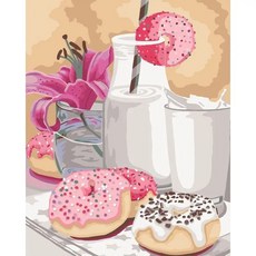 숫자 그림 키트 풍경화 수작업 동물 캔버스 선물 홈데코, 3. 9919241