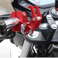 전동 스쿠터 킥보드 알루미늄 짐 수납 후크 오토바이 튜닝, 1개, 보라잡화점 실버