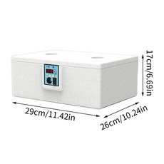 부화기 병아리 24시간 자동 온도 디지털 모방 ) 가금류 220V 제어 수동 조절 수조 계란 (생물 회전식, As shown, 1개