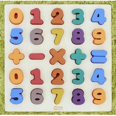 톡톡 숫자퍼즐+자석판 모양맞추기 유아퍼즐놀이 그림인지 그림익히기 퍼즐교구 유아놀이