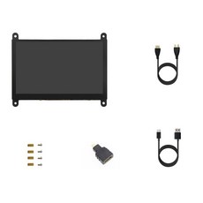 5인치 LCD 터치스크린 모니터 LCD 디스플레이 터치스크린 패널 1024x600 교체 5 3B+ 4B 개발용