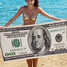 바캉스타올 목욕타월 달러 웃긴 수영장 비치 대형수건 바캉스