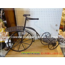 House 傢飾 三輪車造型二層花架