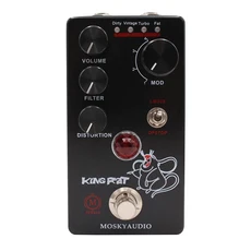 모스키 이펙트 페달 킹 랫 퍼즈 디스토션 오버드라이브 기타 마크맨 액세서리, 13 fuzz distortion, ROLLER COMPRESSOR