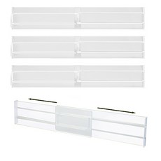 YGG 길이조절 서랍칸막이 대형, 3개, 투명