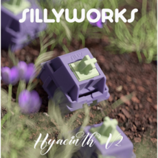 유니넬 Silly works 커스텀 키보드 스위치 V2 기계식 키보드 MX 키보드 윤활 축교환 스위치 (10개), Hyacinth Switch V2, 히야신스 v2 올퍼플