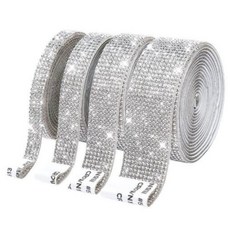 다이아몬드 큐빅 스티커 롤, 실버 6줄