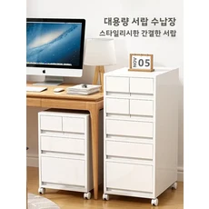 데스크탑 정리함 서랍형 수납함 테이블 아래 A4 문서 캐비닛 학생 기숙사 문구류 사무실, 2 데스크탑 모델 낮은 것 2개 작은 것 2개 바퀴 없