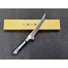 藤次郎 F-827 日本製 牛排刀 牛刀 料理刀，鋒利耐用，輕鬆切割各式肉品, 1個, Black