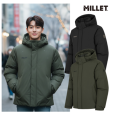 밀레 구스패딩다운 남성 겨울 구스다운 MIUWD451BK_IC 2532883