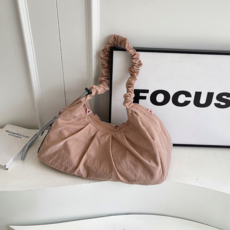 ENUKY 나일론 가벼운 대용량 요가가방( 매트스트랩 가능 ) 호보백, 핑크, 1개