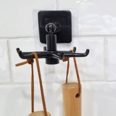 수납걸이 다용도 회전 360도 블랙 tbo*179aV, 1, 단일상품1