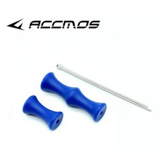양궁 ACCMOS 양궁 가드 보우스트링 핑거 세이버 탭 화살표 실리콘 릴리스 활 액세서리, 02 S Blue, 1개