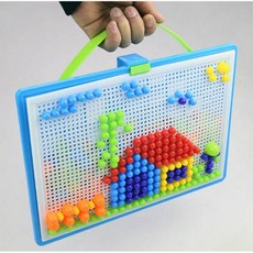 NEW 지능계발교구 3d퍼즐 버섯스파이크296PCS, 1개