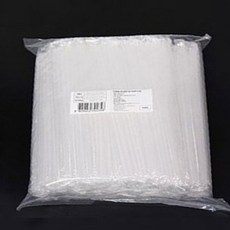 [투팩]30cm 개별포장 일자형 투명 긴빨대, 2개, 500개
