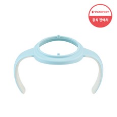 더블하트 모유실감 3세대 젖병 핸들, 3개, 블루