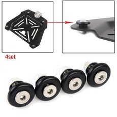 알루미늄탑박스 배달대행 리어백 탑박스오토바이 브래킷 부싱 패드 알루미늄 후면 수하물 케이스 테일 탑 한개옵션1 * 한개옵션0 * 단일사이즈, 1.A