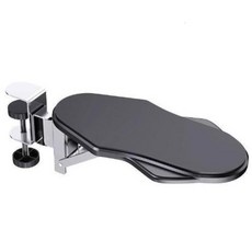 移動折疊手拖滑鼠支撐架 滑鼠手托 鍵盤手托 滑鼠支架電腦手托架 手臂支架 手托架 滑鼠支撐架 折疊旋轉, 1個, 摺疊旋轉款(上下90度左右180度), 黑色