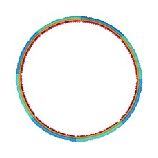 스타 S로즈 훌라후프 2.1 홈트레이닝 다이어트 복부 운동 밸리댄스 허리 1개입, 1개