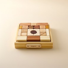 숲소리 유아용 블록 22p, 혼합색상, 1개
