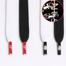 피마원끈 피마원 신발끈 납작끈 우동끈, 데이지블랙2P, 1개