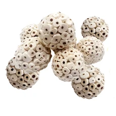 鸚鵡啃咬索拉球 天然索拉木 鳥籠玩具 鸚鵡磨牙玩具, 小球 4cm, 1個