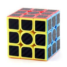 JUDYCUBE 스티커없는 3X3 큐브 스피드 ZZLE 매직 MEILONG MAGICO 3C TOYS CUBO 2X2 MFJS MOYU, 3x3 carbon fiber