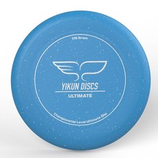 創意耐用【1707人好評】175g專業極限飛盤戶外運動飛盤健身飛碟軟兒童迴旋訓練成人比賽 LLUE, 翼鯤專業盤天藍色, 1個