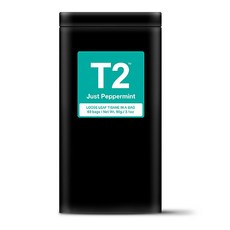 T2 페퍼민트 티백 캔 (허브차), 1.5g, 60개입, 1개