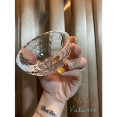 Meidaw 水晶玻璃小碗 適用於美容院spa, 1個, 小號