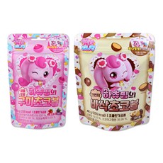 해호 캐치티니핑 하츄핑의 구미초코볼 50g+바삭초코볼 48g 세트 티니핑씰 포함, 1세트, 98g