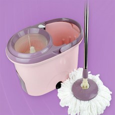 길이조절 통돌이밀대 회전형 돌돌이물걸레 핸드스핀청소기, 1개