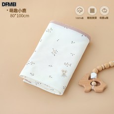 DFMEI A類嬰幼兒寶寶棉新生嬰兒包單四季適用防驚跳襁褓巾寶寶產房抱被, 萌趣小鹿