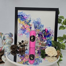 金羽毛 FLUID ART 極光發光炫亮手作夜光漆, 星空夜光桃,100ml, 1個, 無