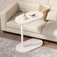 감성 홈카페 거실 소파 사이드 테이블 보조 침대 협탁 인테리어 미니테이블, 화이트