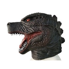 萬聖節恐怖霸王龍恐龍面具侏羅紀世界角色扮演面具成人動物服裝派對面具, 1個, 哥吉拉
